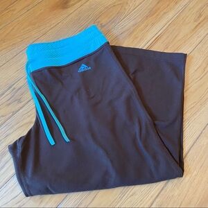 Adidas Wide Leg Yoga Capri